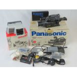 A Panasonic NV-G3B VHS movie camera and