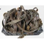 A quantity of German military Bundeswehr HK G3 Assault Rifle slings. Thirty items.