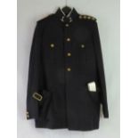 A British Military Royal Signal Corps Officers dress uniform with original starched collar boards,