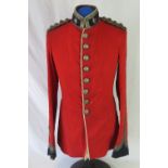 A WWI British Military Officers Royal Sussex Regiment ceremonial tunic,