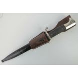 A WWII German parade bayonet made by F W