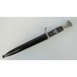 A WWII German Police parade bayonet with