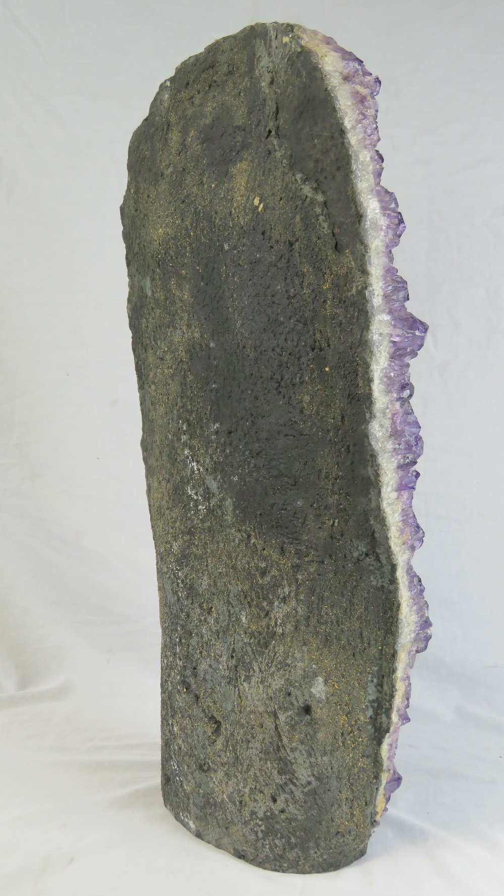 A large heavy and impressive natural amethyst geode measuring 70 x 36cm. - Image 6 of 6