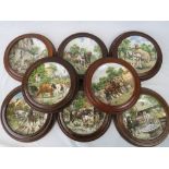 A set of nine Wedgwood of Etruria 'Life on the Farm' plates,