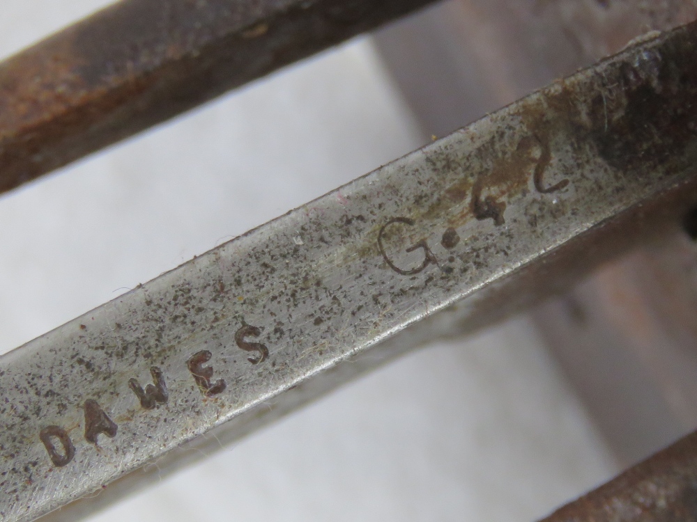 A 1796 British Heavy Cavalry sword, blade marked Dawes G. - Image 4 of 4