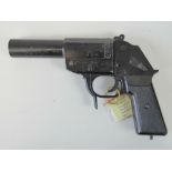 A deactivated (EU Spec) East German LP1 26.5mm flare pistol having working action, with certificate.