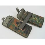 A pair of current issue German Military Bundeswehr UZI SMG pouches,