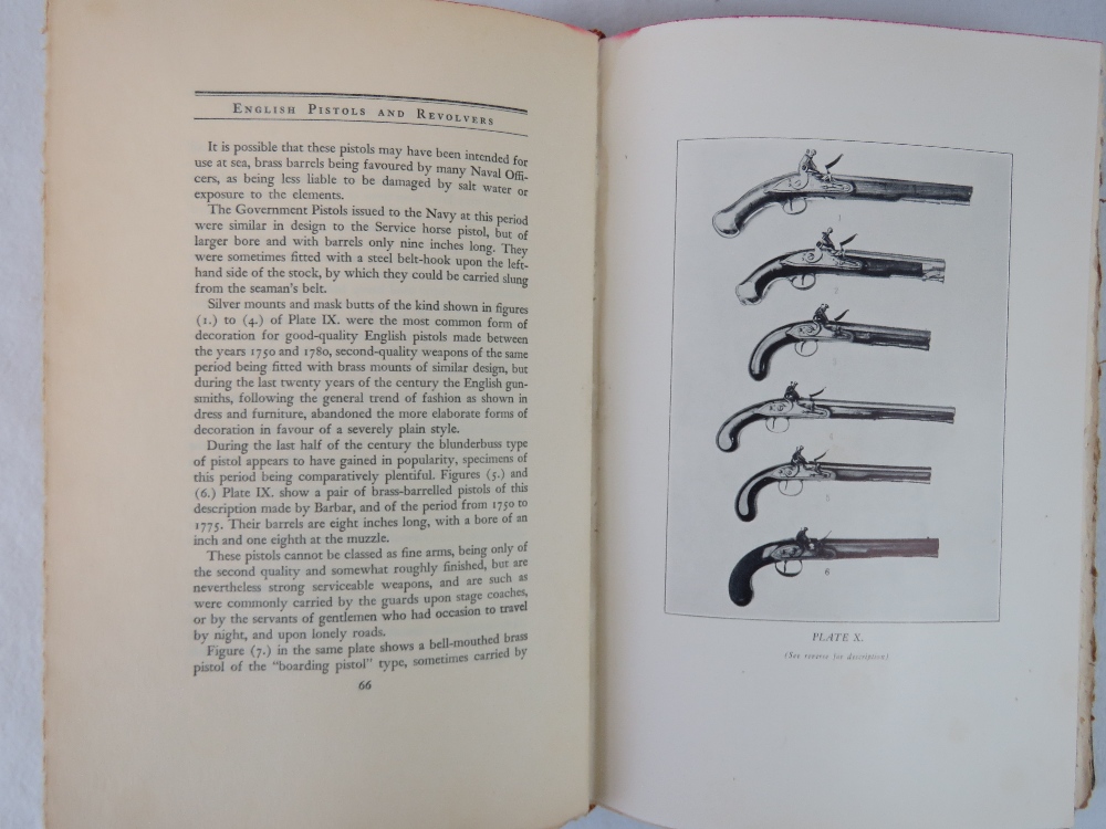 Books; 'English Pistols & Revolvers' published 1938, and 'English Guns & Rifles' published 1947, - Image 2 of 5