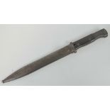 A WWII German K98 bayonet dated 1942, with scabbard marked F.W.