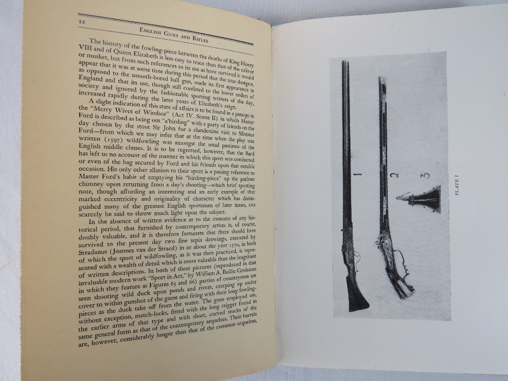 Books; 'English Pistols & Revolvers' published 1938, and 'English Guns & Rifles' published 1947, - Image 4 of 5