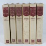 Books; 'WWII' in six volumes by Winston Churchill, published 1956, cream cloth bound.