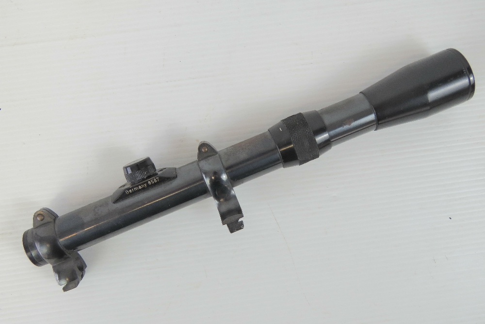 A c1950s German 2 1/2 x 18 Geco scope on