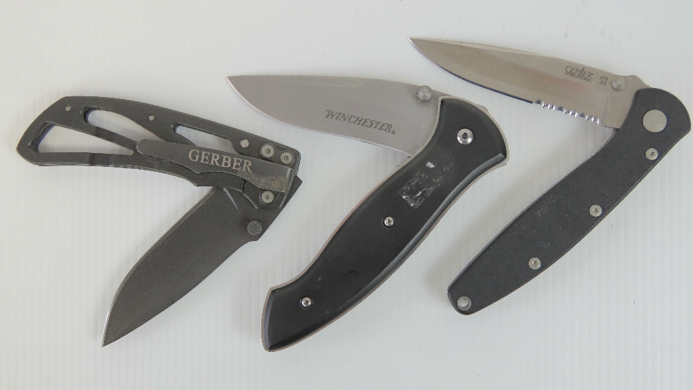 Two Gerber folding knives, together with - Image 2 of 2