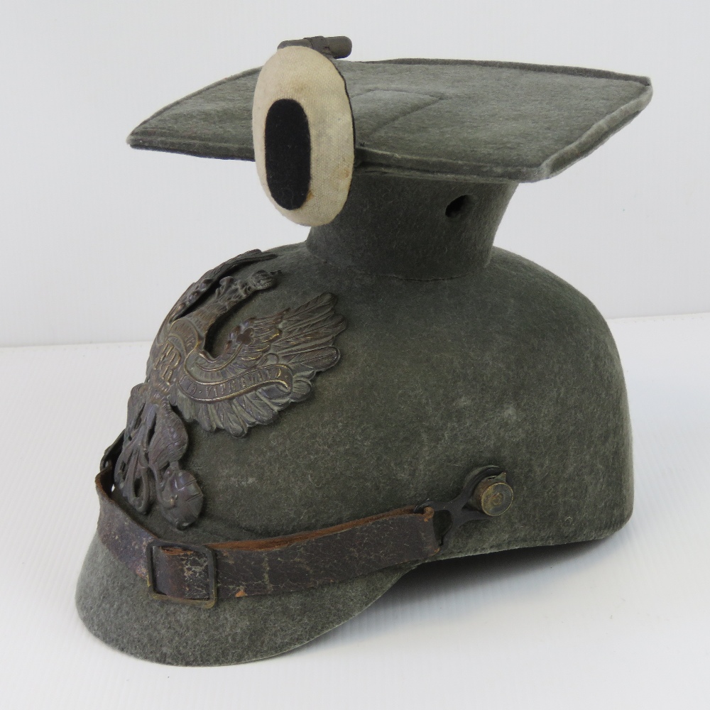 A WWI German Uhlans cavalry helmet dated - Image 2 of 5