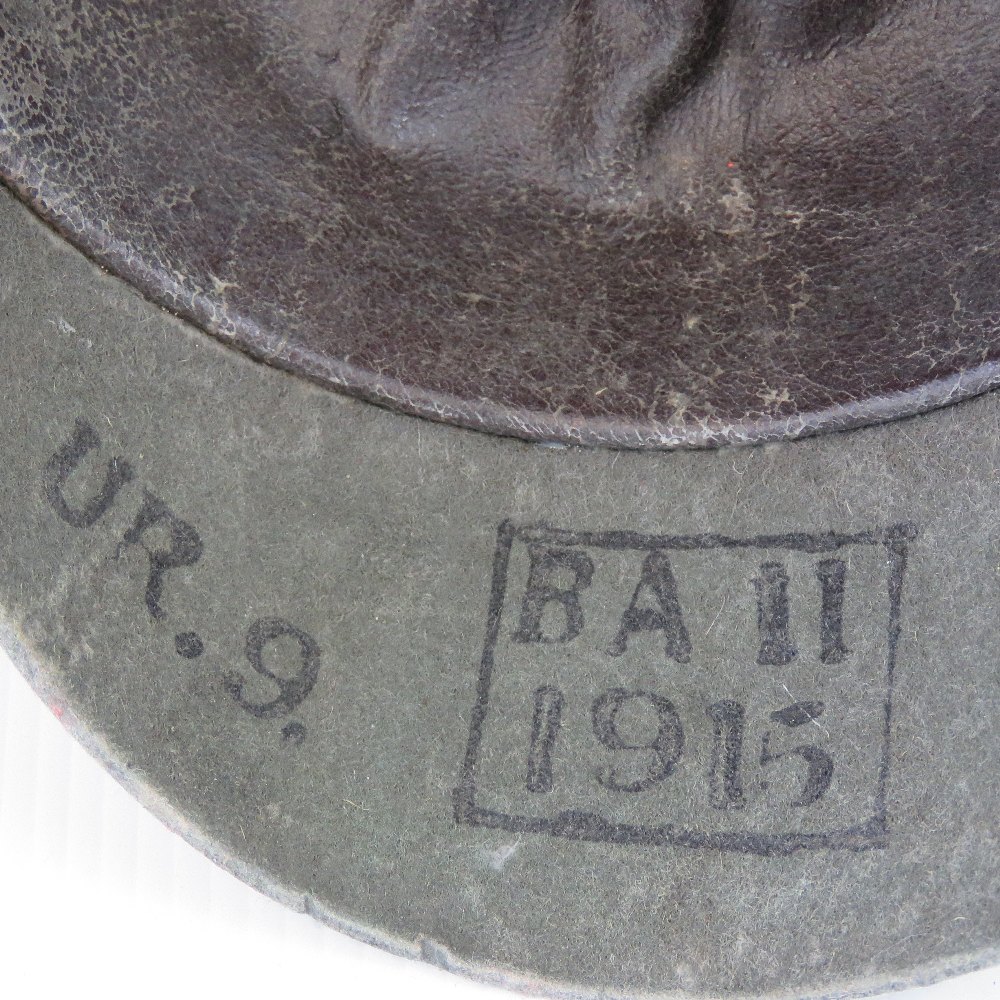 A WWI German Uhlans cavalry helmet dated - Image 4 of 5