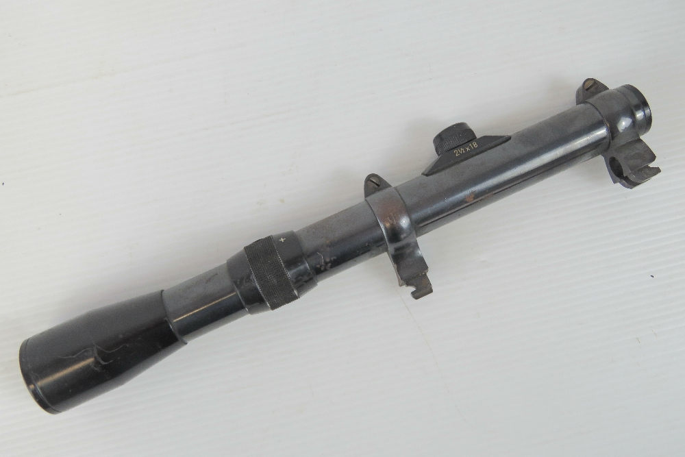 A c1950s German 2 1/2 x 18 Geco scope on - Image 2 of 3