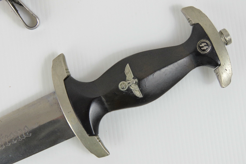 A WWII German SS Mans dagger made by Bok - Image 2 of 5