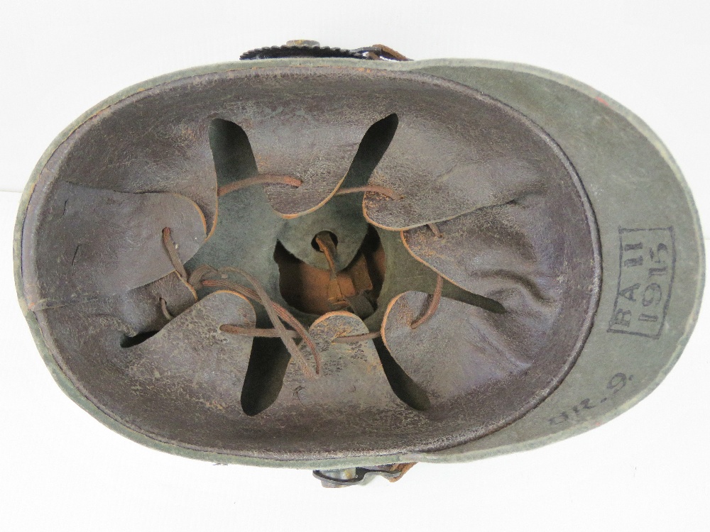 A WWI German Uhlans cavalry helmet dated - Image 5 of 5