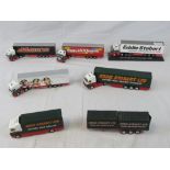 Seven unboxed Eddie Stobart lorries, som