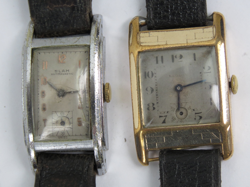 Two c1930s Art Deco style wristwatches,