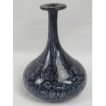 A Murano dump vase in overlaid glass standing 22cm high.