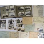 A large quantity of WWII German photos and letters including;