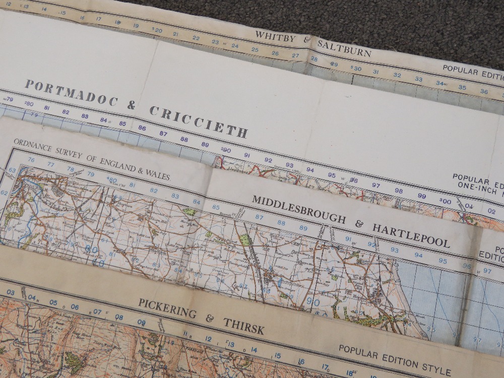 Four 1940 Revision War Office maps; Portmadoc & Criccieth sheet 49 published 1932, - Image 4 of 4