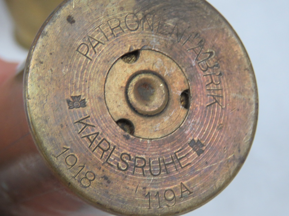 Three inert German Naval 37mm Pom Pom cannon rounds, with unfired high explosive projectiles, - Image 2 of 4