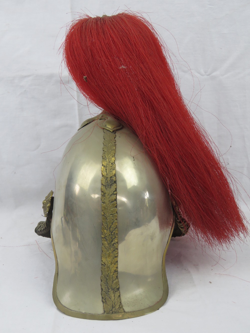A Victorian Royal Dragoon Guards helmet bearing the number 1 to the shako plate, - Image 4 of 5