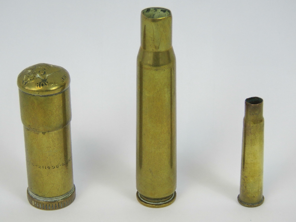 A brass shell case trench art cigarette lighter for the Royal Army Ordnance Corps, - Image 3 of 3