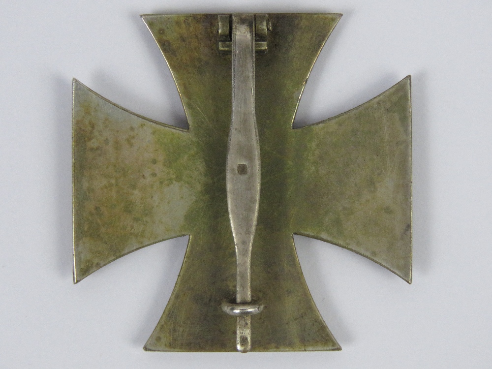 A WWII German Iron Cross 1st class badge dated 1939 with '20' marked to pin. - Image 2 of 3