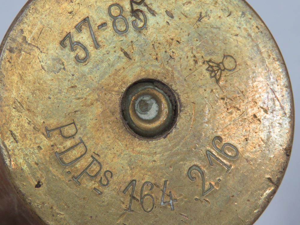 Three inert German Naval 37mm Pom Pom cannon rounds, with unfired high explosive projectiles, - Image 4 of 4