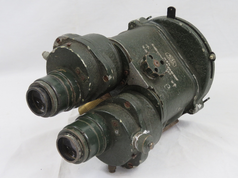 A pair of WWII Royal Artillery long range spotting binoculars,