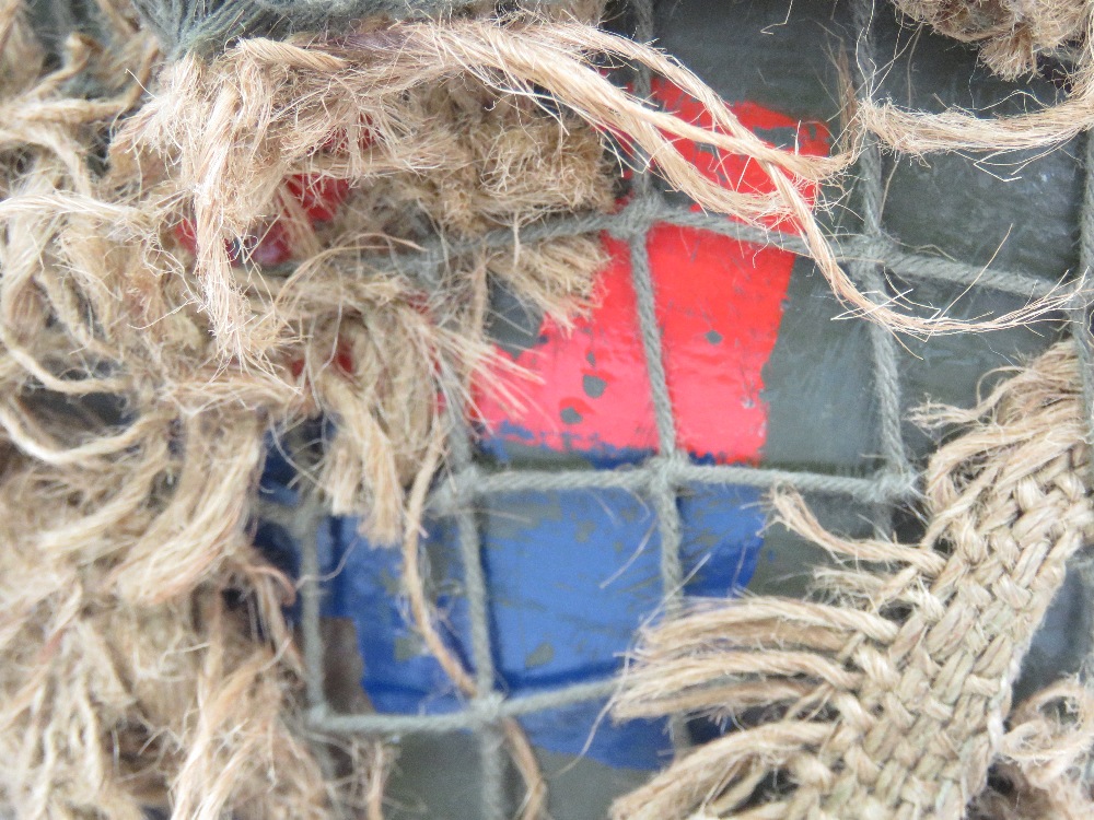 A British Paratroopers helmet with scrim - Image 2 of 4