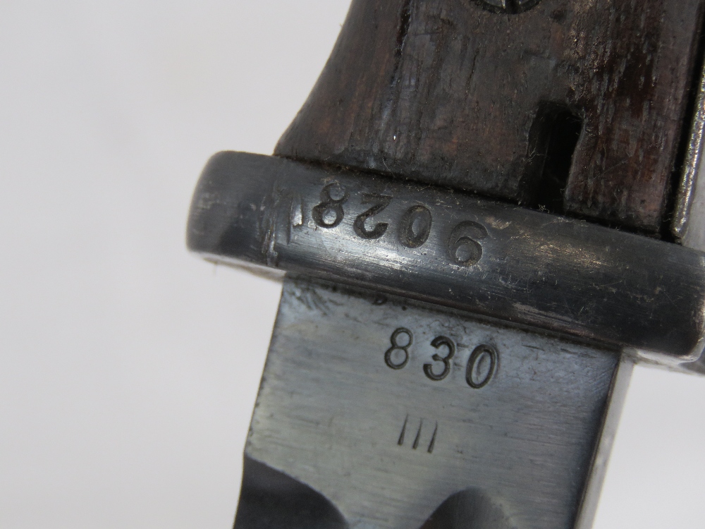 A WWII German Mauser K98 rifle bayonet, - Image 3 of 4