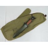 A WWII US Military M1 carbine rifle bag/