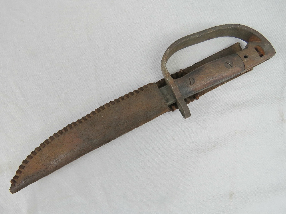 A WWII British improvised fighting knife