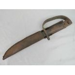 A WWII British improvised fighting knife