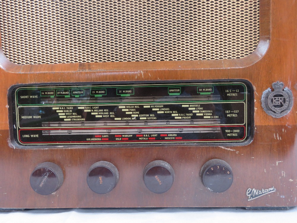 A Royal Engineers Officers Mess radio by - Image 2 of 4