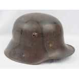 A WWI German M1916 Infantry helmet with