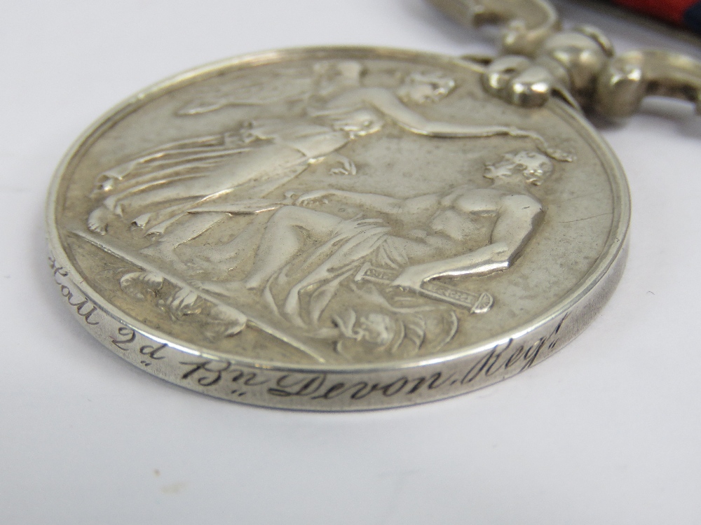 A Queen Victoria medal with 1889-92 Burma clasp, to 1065 Pte. - Image 4 of 5