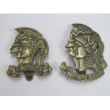 Two vintage Artists Rifles (later SAS) badges being 1st and 2nd pattern,