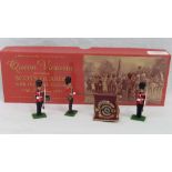 A Britains Collectors Club Centenary Series Scots Guards with the States colour, number 5991.