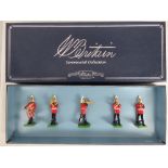 A Britains Ceremonial Collection band of the Lifeguards five piece set No 00157.