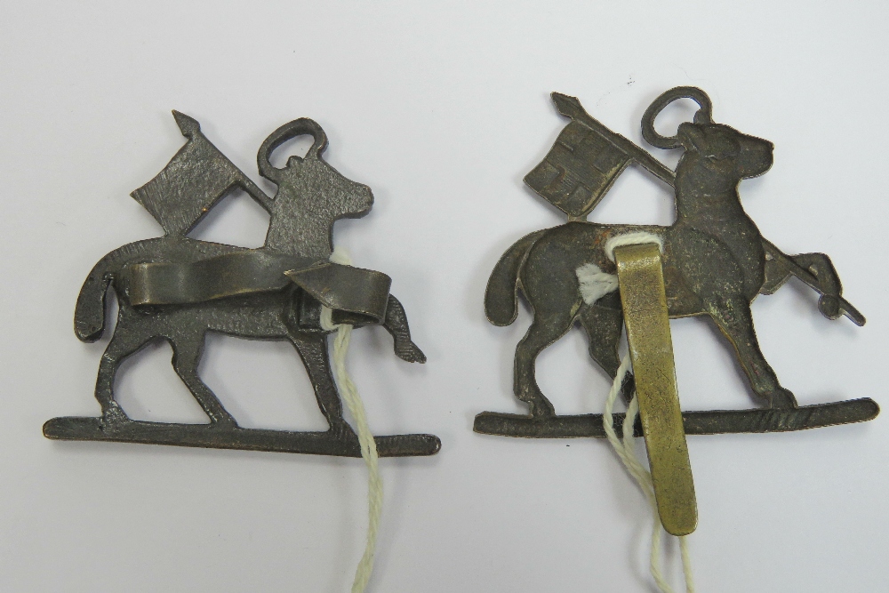 Two bronze Lamb and Flag Officers badges - Image 2 of 2