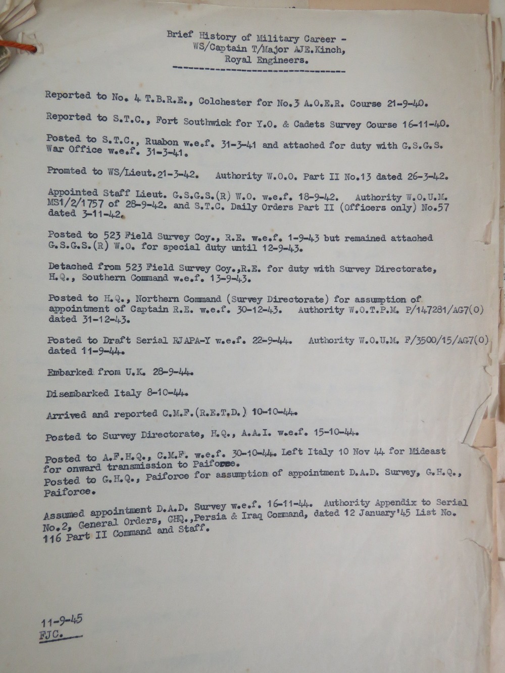 A collection of WWII papers and older mi - Image 3 of 3
