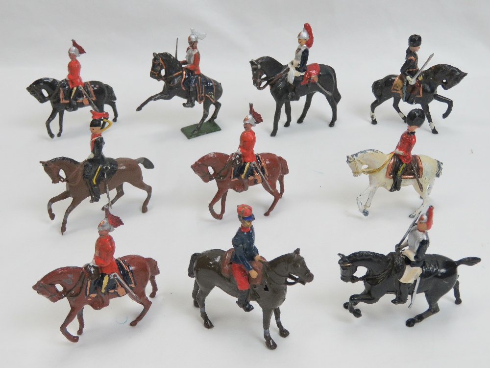 A quantity of assorted mounted Britains