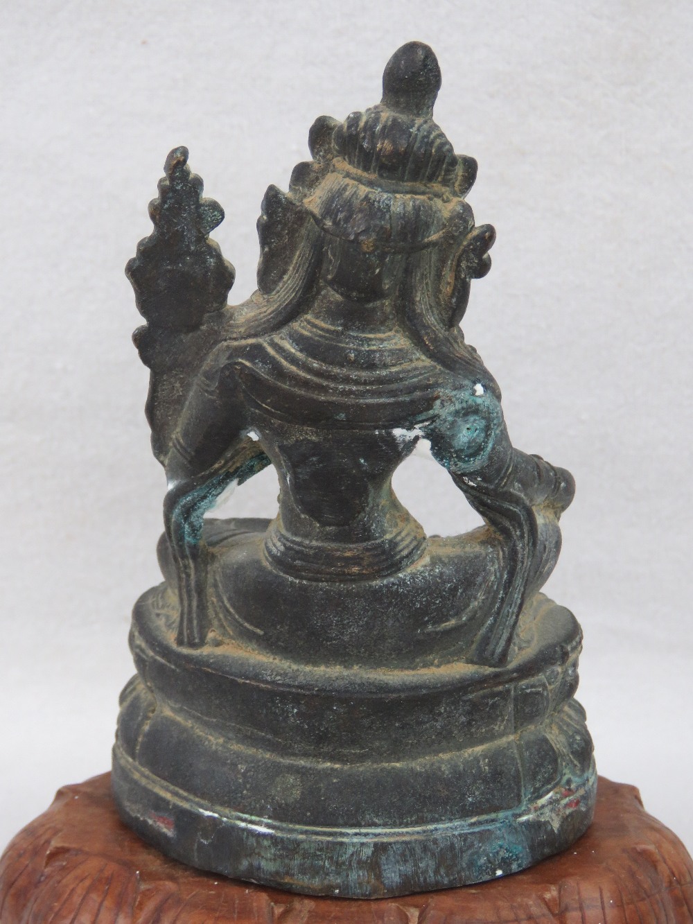 Two small bronzed brass Indian deity fig - Image 13 of 13