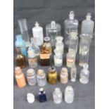 A large quantity of vintage apothecary b