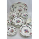 A quantity of Etruria floral Wedgwood di